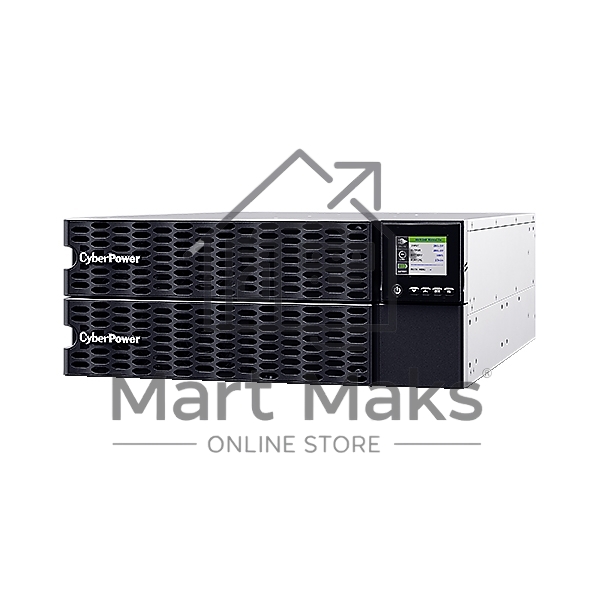 Источник бесперебойного питания CyberPower OL10KERTHD Online 10000VA/10000W USB/RS-232/Dry/EPO/SNMPslot/BM/ENV/RJ11/45/ВБМ (6 IEC С13, 1 IEC C19, terminal)