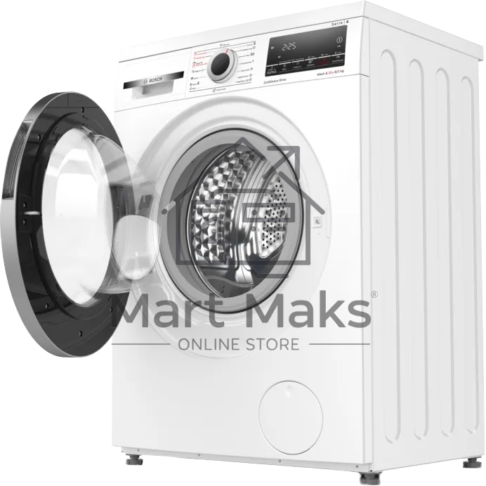 Стирально-сушильная машина Bosch WDS28460ME белый, загрузка фронтальная 8 кг, 1400 об/мин., класс: А