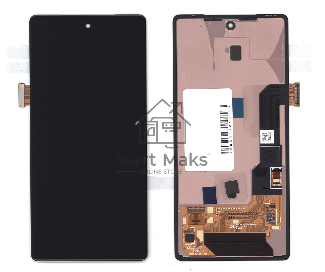 Дисплей (модуль) для Google Pixel 7A в сборе с тачскрином черный orig