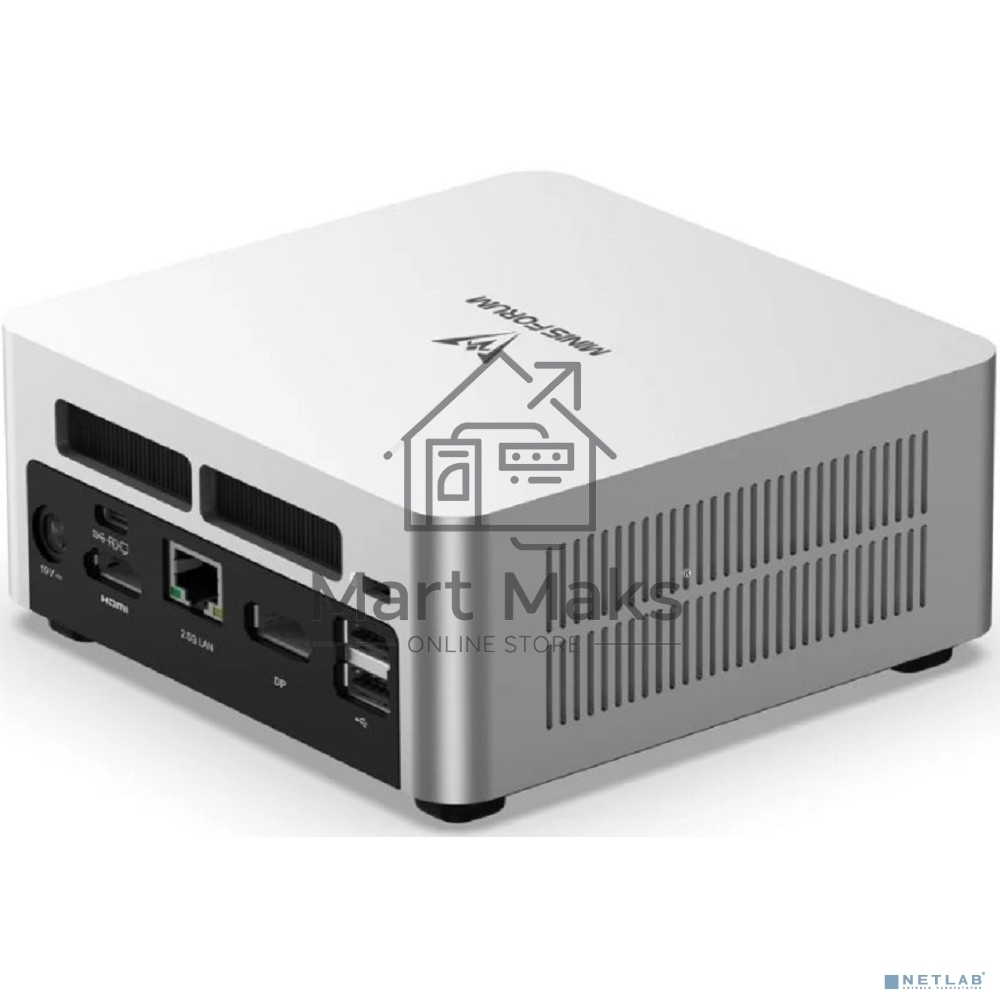 Мини ПК Minisforum UN1245/16GB+1Tb (i5-12450H) 16GB+1Tb, Intel Graphics, Win11Pro
