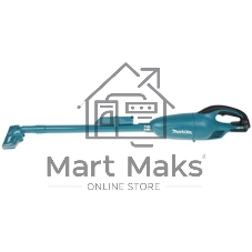 Строительный пылесос Makita DCL180Z синий, питание от аккумулятора, 30 Вт, уборка сухая, пылесборник 0.65 л, без АКБ, без ЗУ (работа от АКБ max 20 мин)