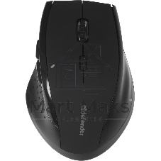 Мышь беспроводная Defender Accura MM-365 черный, 1600 dpi, радиоканал, USB, кнопки - 6