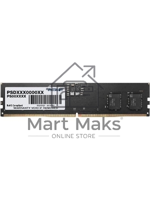 Оперативная память Patriot Signature, DDR5, 16Gb (1x16 Gb), 4800 MHz, CL40, DIMM