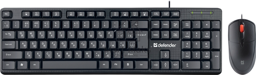 Клавиатура + мышка Defender LINE C-511 RU черный