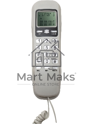 Телефон проводной Ritmix RT-010 белый