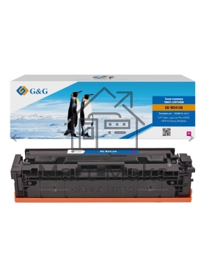 Картридж лазерный G&G GG-W2413A пурпурный (850стр.) для HP Color LaserJet Pro M155;MFP M182nw/M183fw