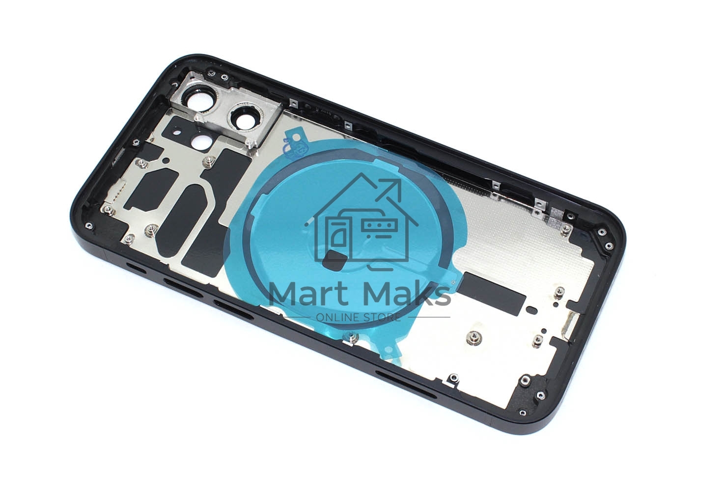 Задняя крышка (корпус) в сборе с рамкой для Apple iPhone 12 Mini черный