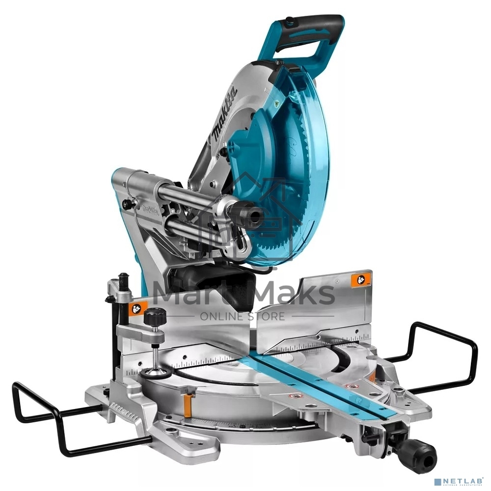 Пила торц Makita LS1219L, 1800Вт,3200об\м,дискф305х30мм,рез-107х363мм,26.5кг,кор,наклон-48\48гр,поворот:52\60гр,лаз