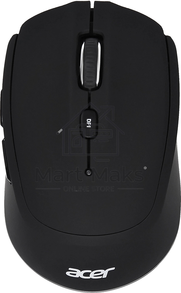 Мышь беспроводная Acer OMR050 черный, 1600 dpi, радиоканал, Bluetooth, USB, кнопки - 6