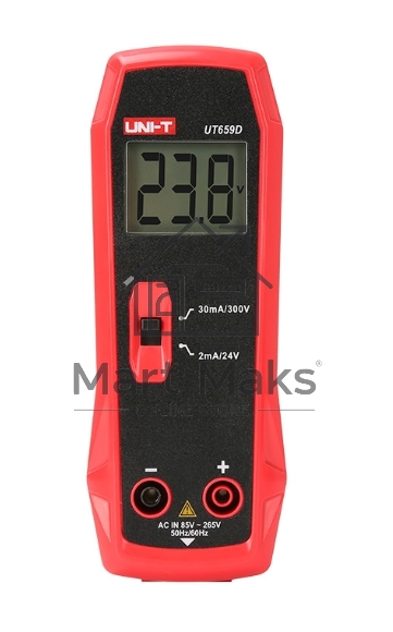 Тестер светодиодов UNI-T UT659D Выходное напряжение (24В; 300В); Выходной ток (2 мА; 30 мА); Непрерывность Выходное напряжение: 5 В (постоянный ток); Измерение сопротивления: 0~99,9 Ом ; Диапазон входного сигнала (от 85 В до 265 В при 50/60 Гц); Функция п