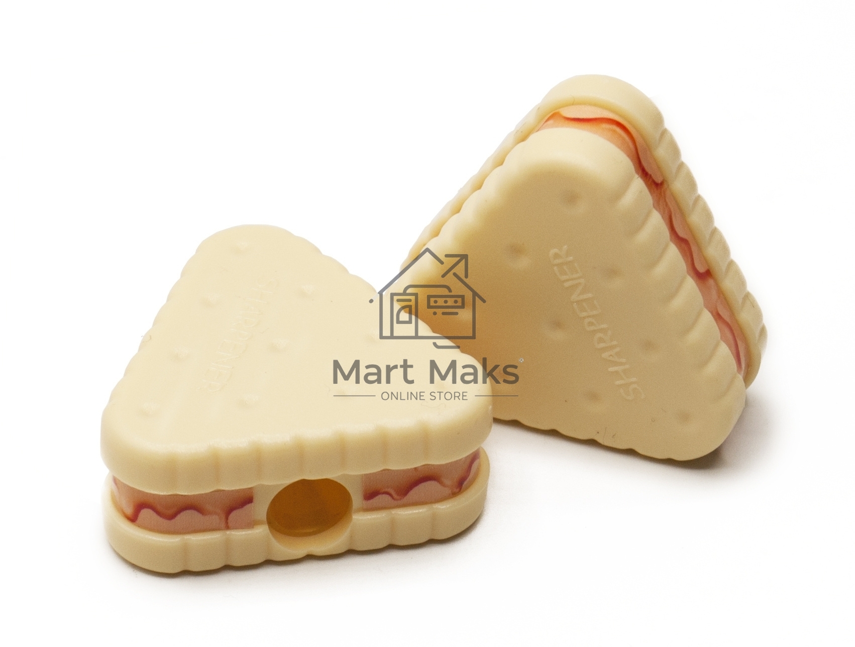 Точилка для карандашей ручная Silwerhof Cookies Монстрики, 1 отверстие, пластик, ассорти, туба