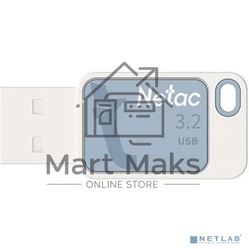 Флешка USB R/W R/W Netac 64Gb UA31 NT03UA31N-064G-20BL USB2.0, синий