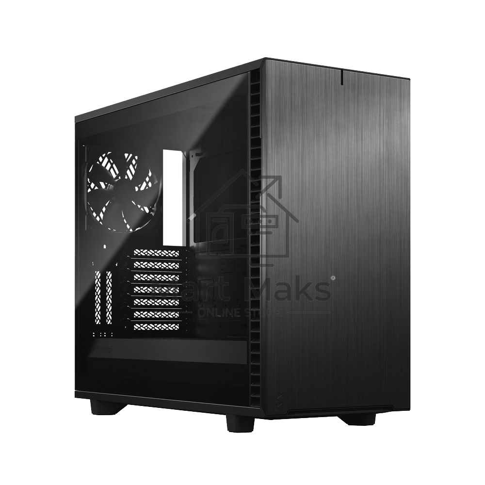 Корпус Fractal Design DEFINE 7 BLACK - DARK TG / mid tower / E-ATX / dark tint tempered glass / 3x140mm fans inc. / FD-C-DEF7A-03