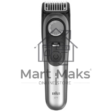 Триммер Braun BT9520 серебристый (насадок в компл:4шт)