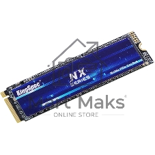 Твердотельный накопитель Kingspec SSD NX-4096 2280, 4096GB, M.2(22x80мм), NVMe, PCIe 3.0 x4, 3D QLC, R/W 3600/3200MB/s, IOPs 380 000/320 000, TBW 1920, DWPD 0.4 (3 года)