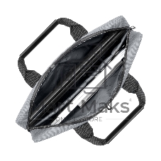 Сумка для ноутбука ExeGate Office F1590 Grey, серая, полиэстер, для ноутбуков до 15.6