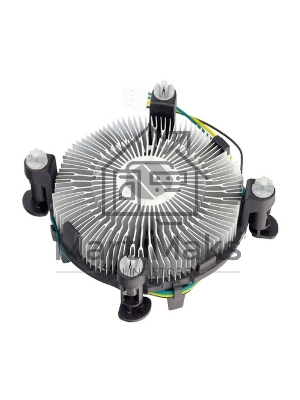 Кулер для процессора ACD ACD-CD5L3-A серебристый, 90 мм, алюминий, 2300 об/мин, 23.5 дБ, 3 pin, 65 Вт, 44 мм