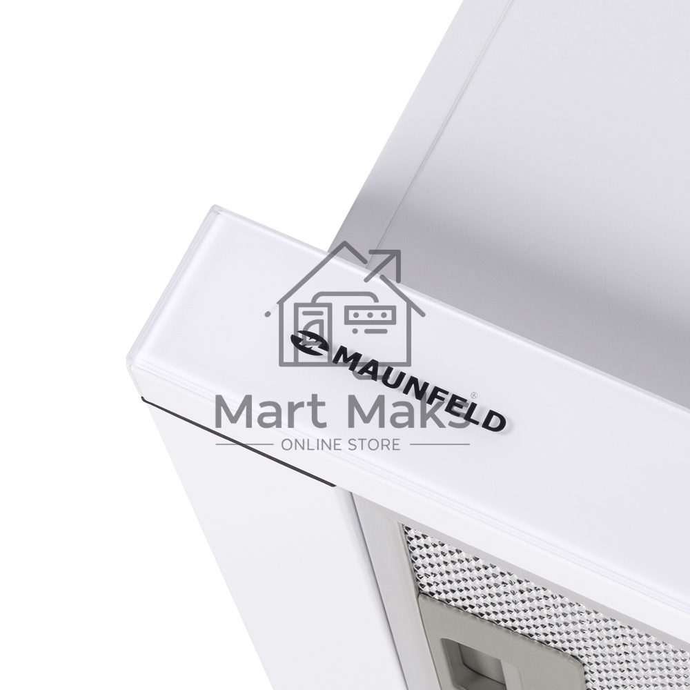Вытяжка встраиваемая Maunfeld VS Fast Glass 60 белый, 60 см, 850 куб. м/ч, 47 дБ