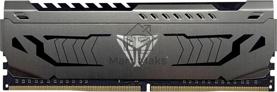 Оперативная память Patriot Viper Steel, DDR4, 32GB (1x32 GB), 3200 MHz, CL16, DIMM, радиатор, черный