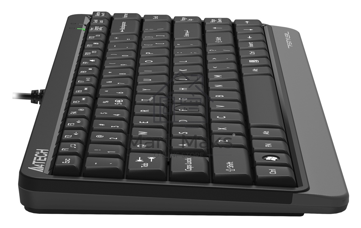 Клавиатура A4Tech Fstyler FKS11 проводная, USB, черный/серый