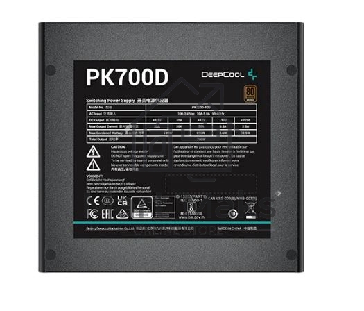 Блок питания Deepcool / GamerStorm PK700D, 700Вт, 80 PLUS Bronze, 120мм. черный