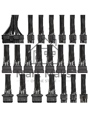 Блок питания ExeGate 1200PPH-OEM (EX292158RUS-OEM), 1200Вт, 80 PLUS Bronze, 120мм, черный