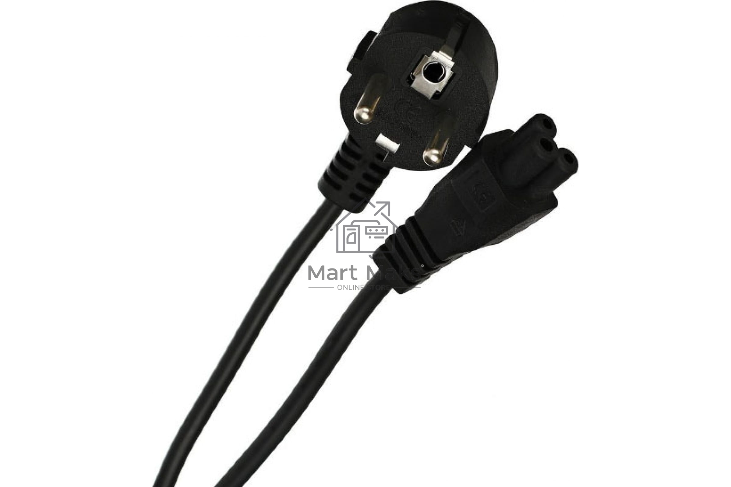 Кабель питания VCOM для ноутбуков 3М 3G*0.5mm 220V (CE022-CU) VDE стандарт