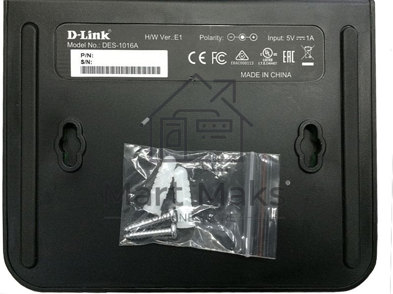 Неуправляемый коммутатор с 16 портами D-Link DES-1016A/E2A 10/100Base-TX и функцией энергосбережения
