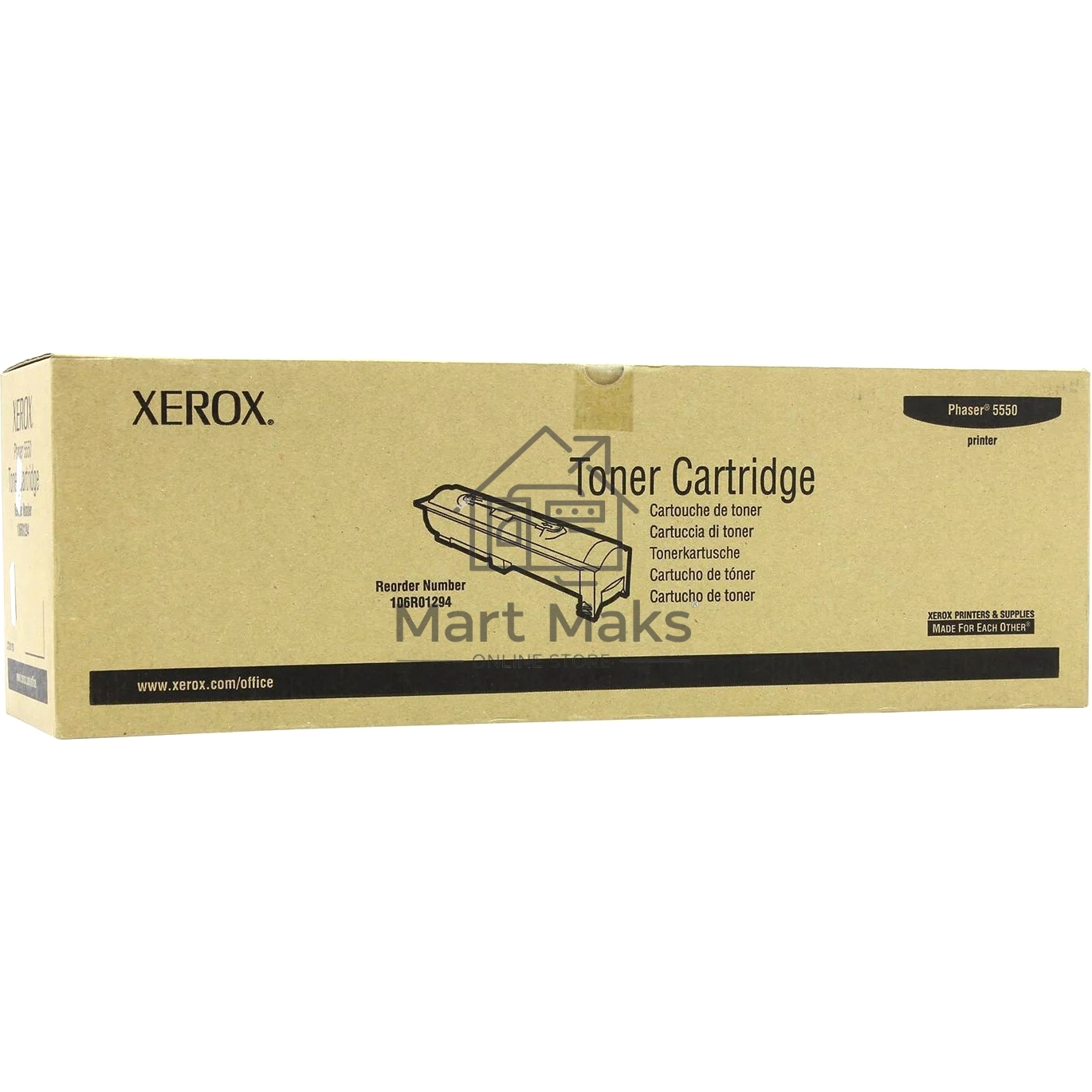 Картридж лазерный XEROX 106R01294 черный для Xerox Phaser 5550 (35000 стр)(Channels)