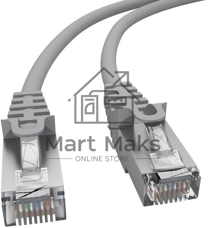 Патч-корд NTSS NTSS-PC-FTP-RJ45-5e-0.5-LSZH-GY NTSS-PC-FTP-RJ45-5E-0.5-LSZH FTP RJ-45 вил.-вилка RJ-45 кат.5E 0.5м серый LSZH (уп.:1шт) 26AWG