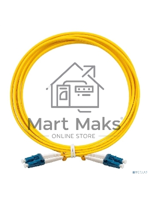 Патч-корд волоконно-оптический ExeGate FC-D-9-LC-LC-3M-LSZH (Шнур ВО SM 9/125 (OS2/G.652.D), LC/UPC-LC/UPC, Duplex, LSZH, 3м)