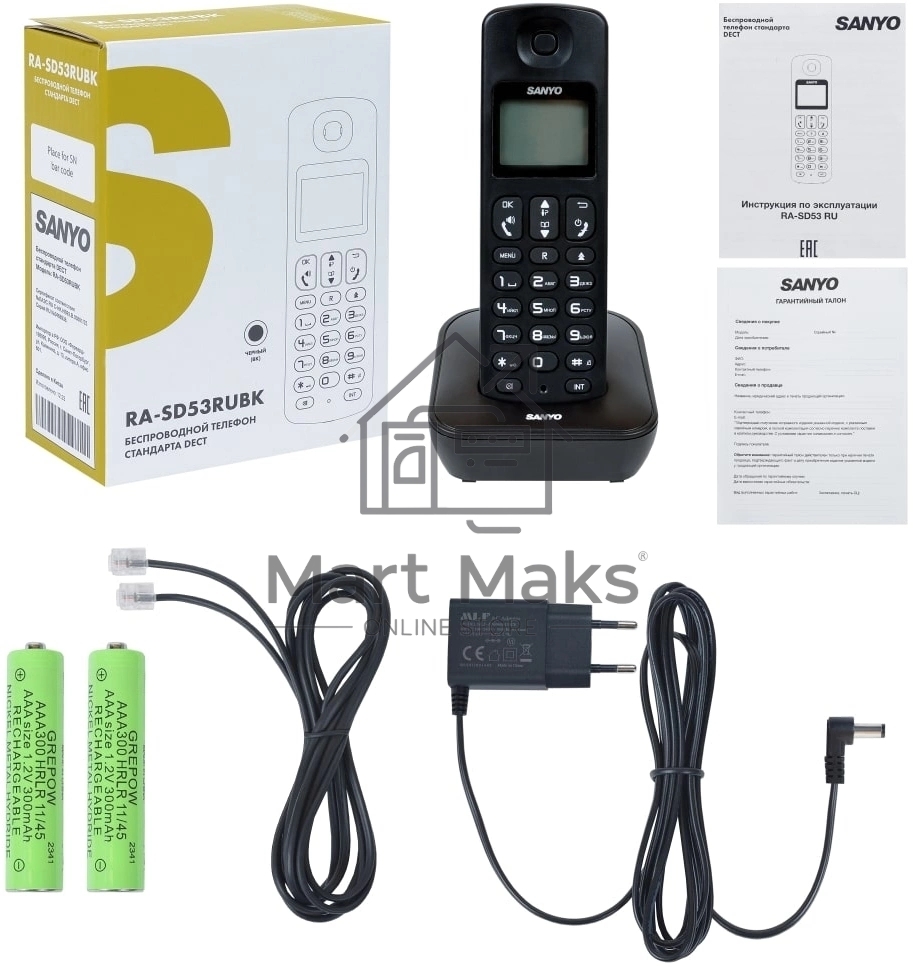 Беспроводной телефон DECT SANYO RA-SD53RUBK