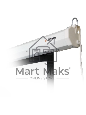 Экран с электроприводом Lumien Eco Control 229x305 см (раб. область 221х297 см) Matte White черная кайма по периметру 4:3