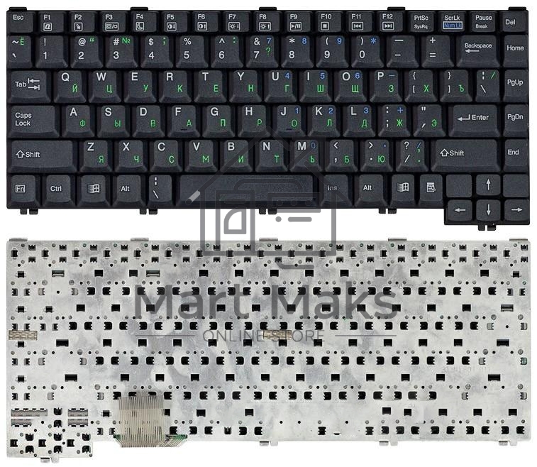 Клавиатура для ноутбука HP Compaq Presario 1200 1600 черная