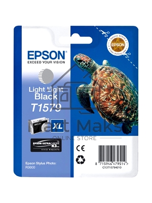 Картридж струйный Epson C13T15794010 светло-серый (850 стр.) для Epson St Ph R3000