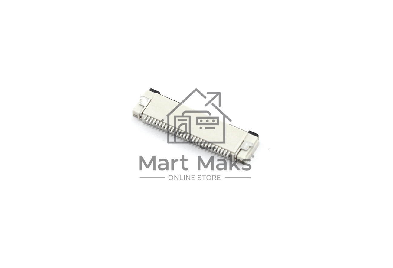 Разъем FPC Flip-Lock 0510-28RLGF 28 pin высота 1мм шаг 0,5мм
