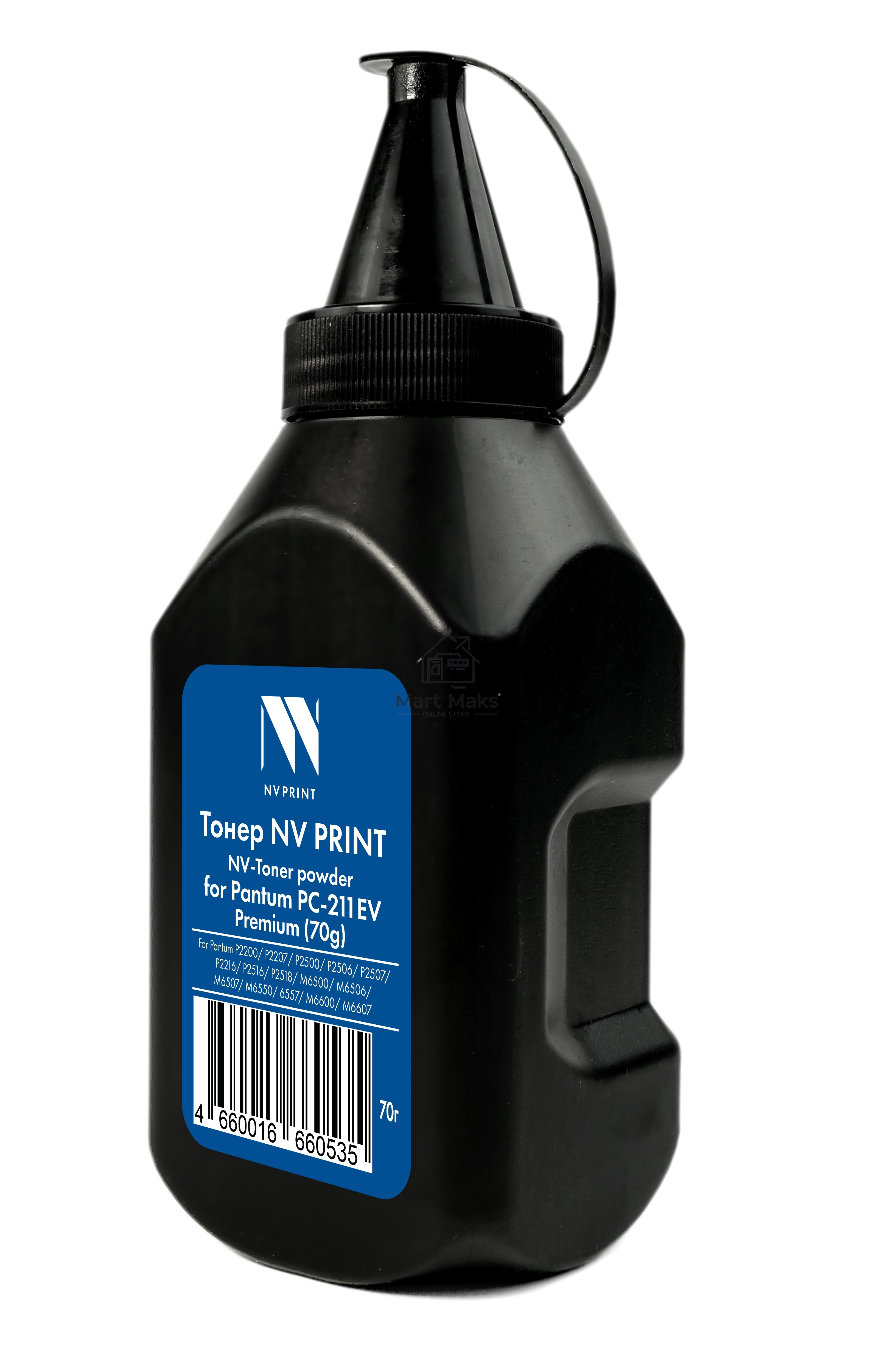 Тонер NVPrint для Pantum PC-211EV Premium (70г) для Pantum P2200, P2207, P2500, P2506, P2507, P2216, P2516, P2518, M6500, M6506, M6507, M6550, 6557, M6600, M6607 совместимый
