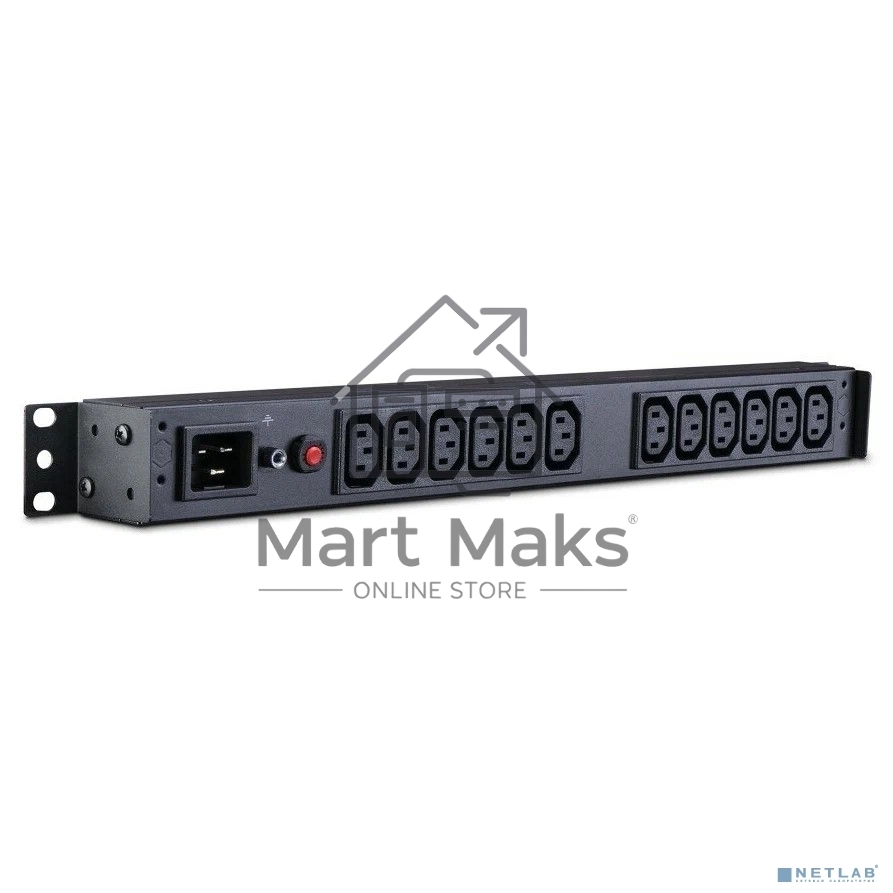 Блок распределения питания PDU CyberPower PDU83401 Basic 1U type, 16Amp, 12 IEC outlets