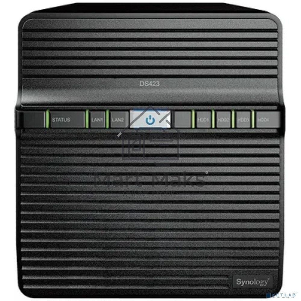 СХД SYNOLOGY настольное исполнение 4BAY NO HDD DS423