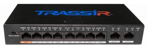 Коммутатор TRASSIR TR-NS25102S-300-8POE
