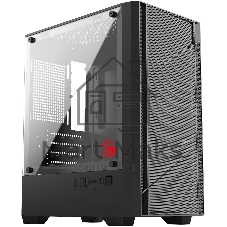 Корпус Bloody CC-124-BK, Mini-Tower, чёрный