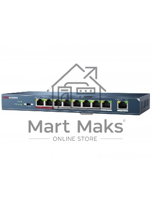 Коммутатор 9PORT 100M 8POE DS-3E0109P-E(C) HIKVISION