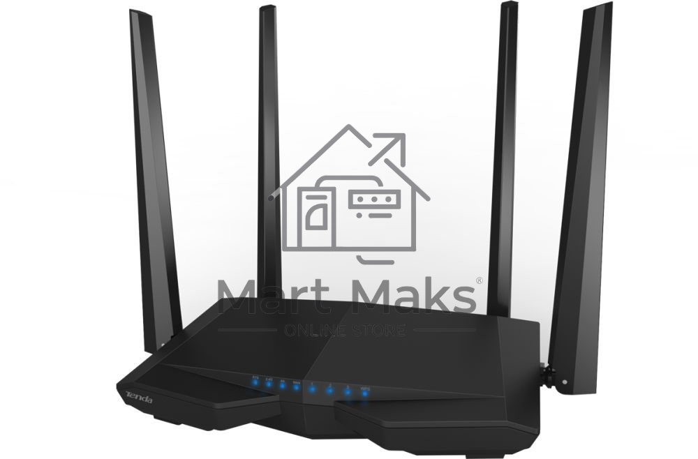 Маршрутизатор Tenda AC6 AC1200 Двухдиапазонный, Wi-Fi маршрутизатор, 4*5 дБи внешние антенны