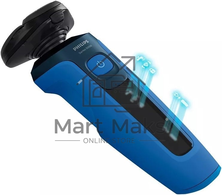 Бритва роторная Philips S5466/17 питан.:элек.сеть/аккум. синий