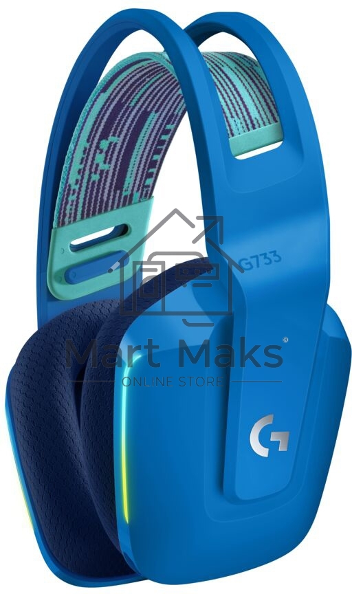 Гарнитура беспроводная игровая Logitech G733 LIGHTSPEED Wireless RGB Gaming Headset - BLUE - 2.4GHZ - N/A - EMEA (M/N: A00125 / A-00080)