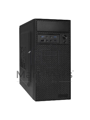 Компьютерный корпус Minitower ExeGate EX291271RUS BAA-109U2 (mATX, без БП, 2*USB+2*USB 3.0, аудио, черный)
