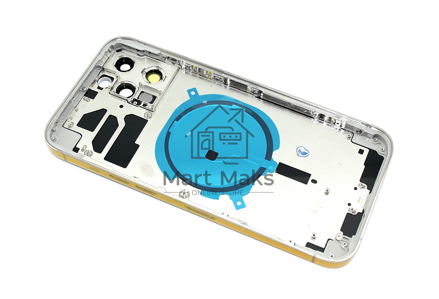Задняя крышка (корпус) в сборе с рамкой для Apple iPhone 12 Pro Max белый