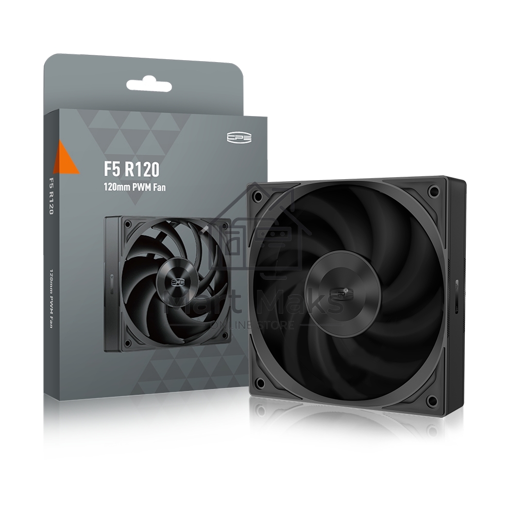 Кулер для корпуса PCCooler F5R120 черный 120мм 2000rpm 30db 4-pin