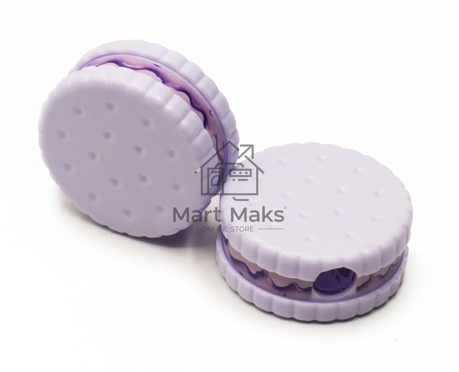 Точилка для карандашей ручная Silwerhof Cookies Монстрики, 1 отверстие, пластик, ассорти, туба