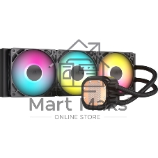 Система жидкостного охлаждения Corsair NAUTILUS 360 ARGB (360мм, черный, ARGB/ Fans: 3x120мм, 72.8CFM, 36dBA, 1700RPM/ S: 1851, 1700, AM5, AM4)